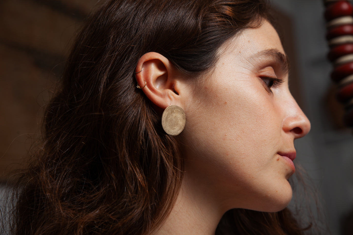 Coin earrings