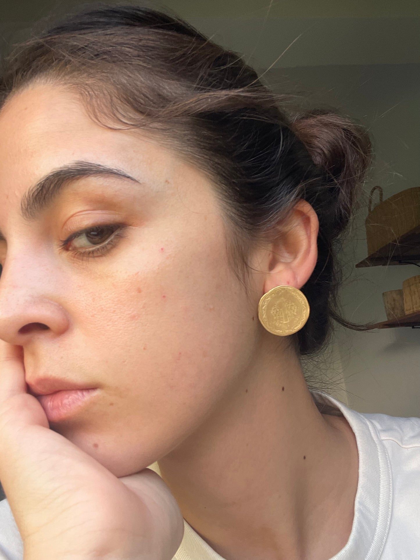Coin earrings