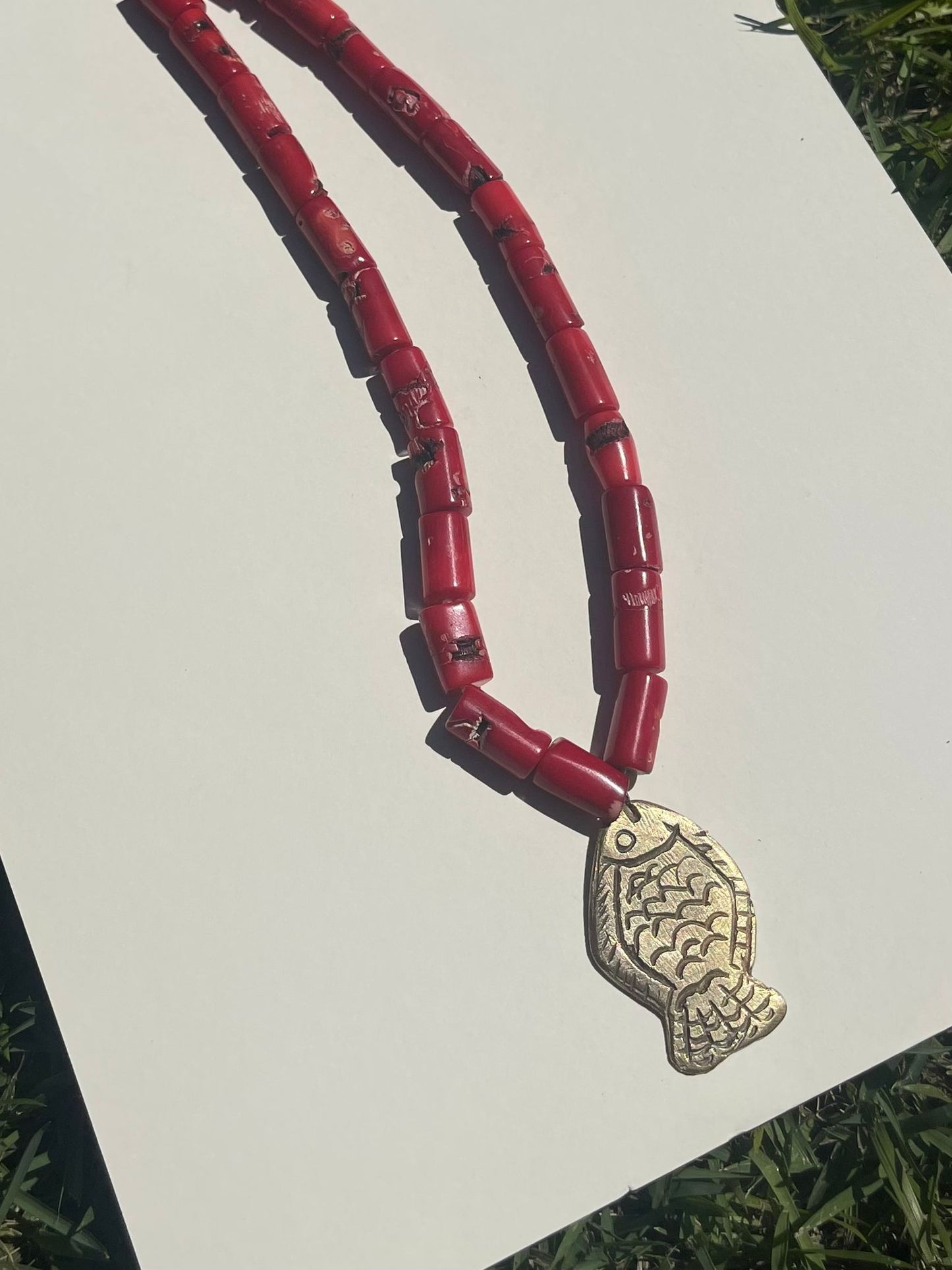 coral fish necklace 0.2
