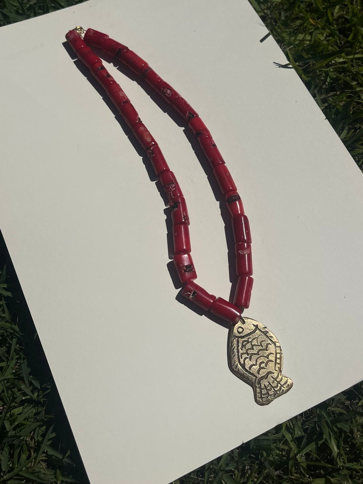 coral fish necklace 0.2