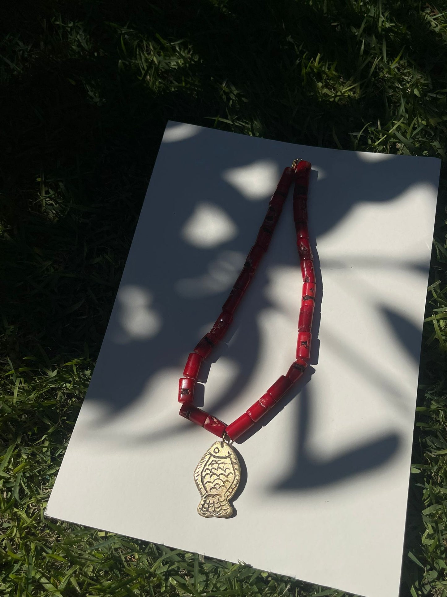 coral fish necklace 0.2