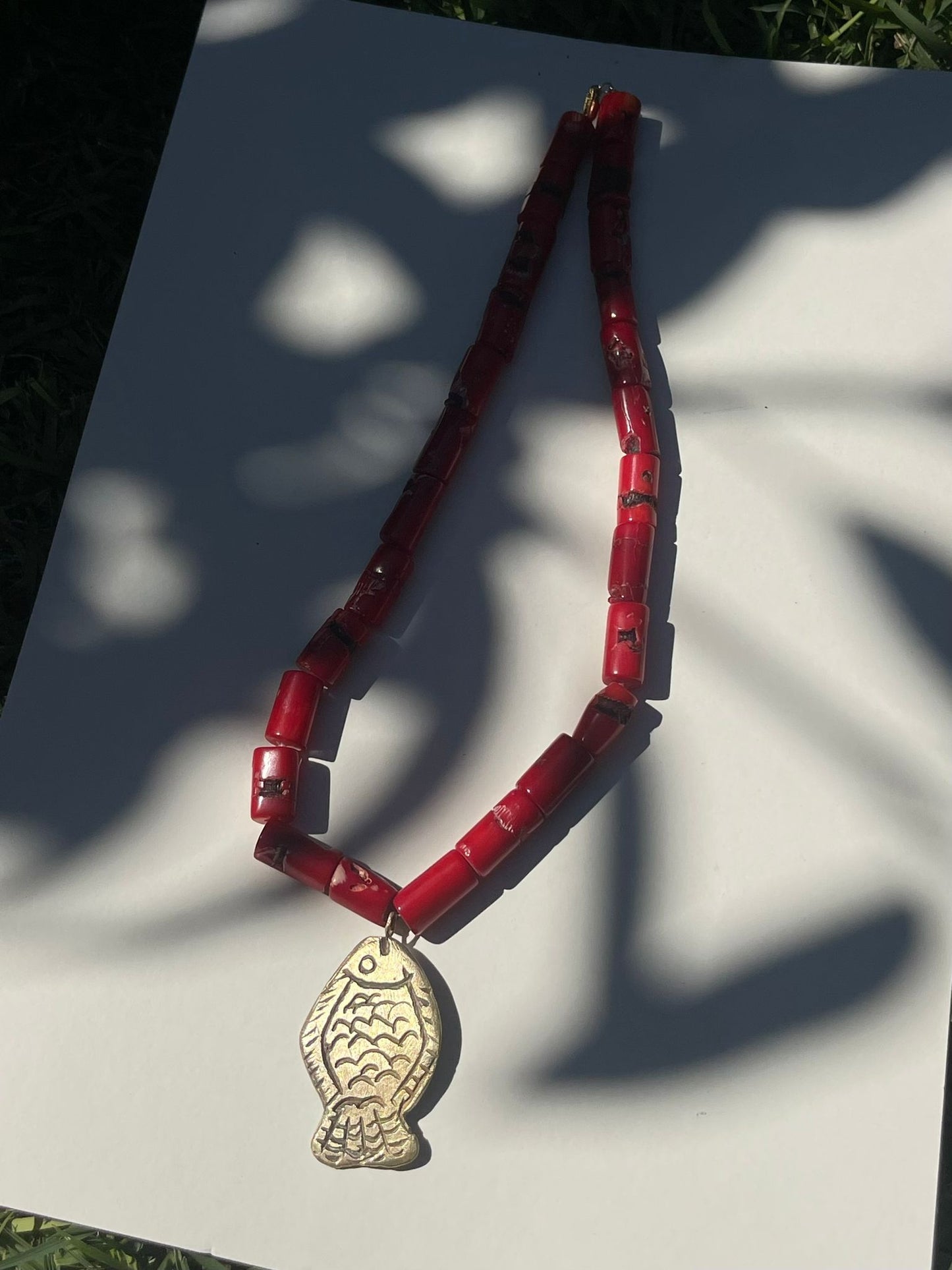 coral fish necklace 0.2
