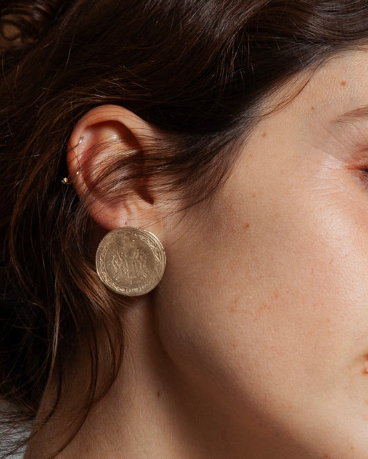 Coin earrings