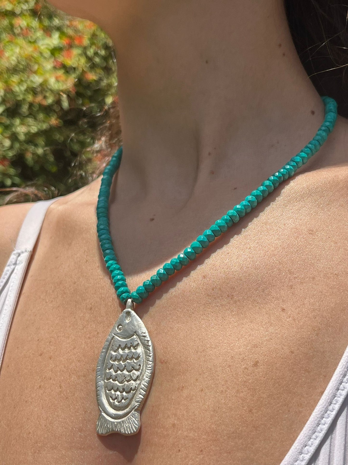 Custom fish necklace