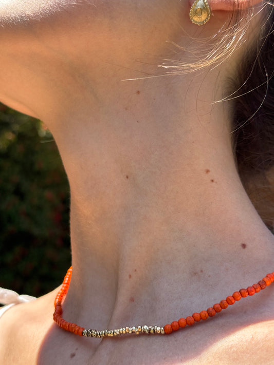 Howlite necklace