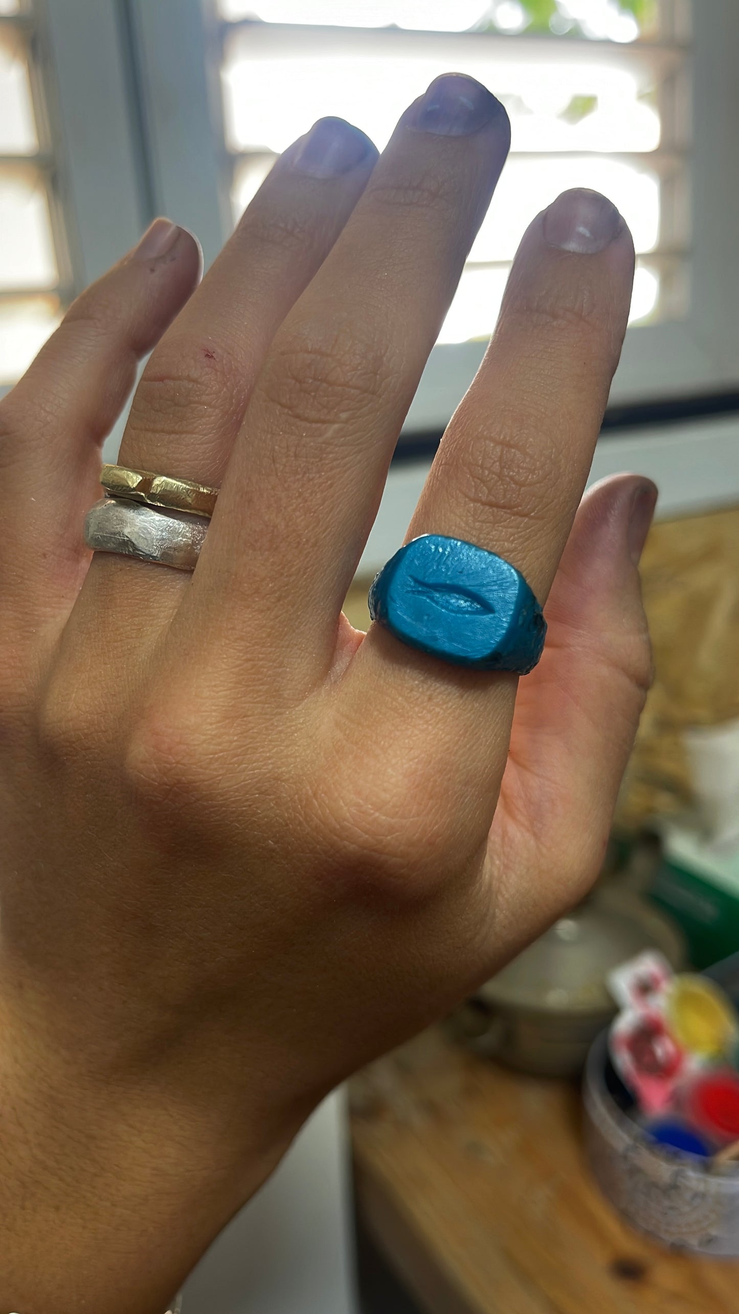 Custom fish ring