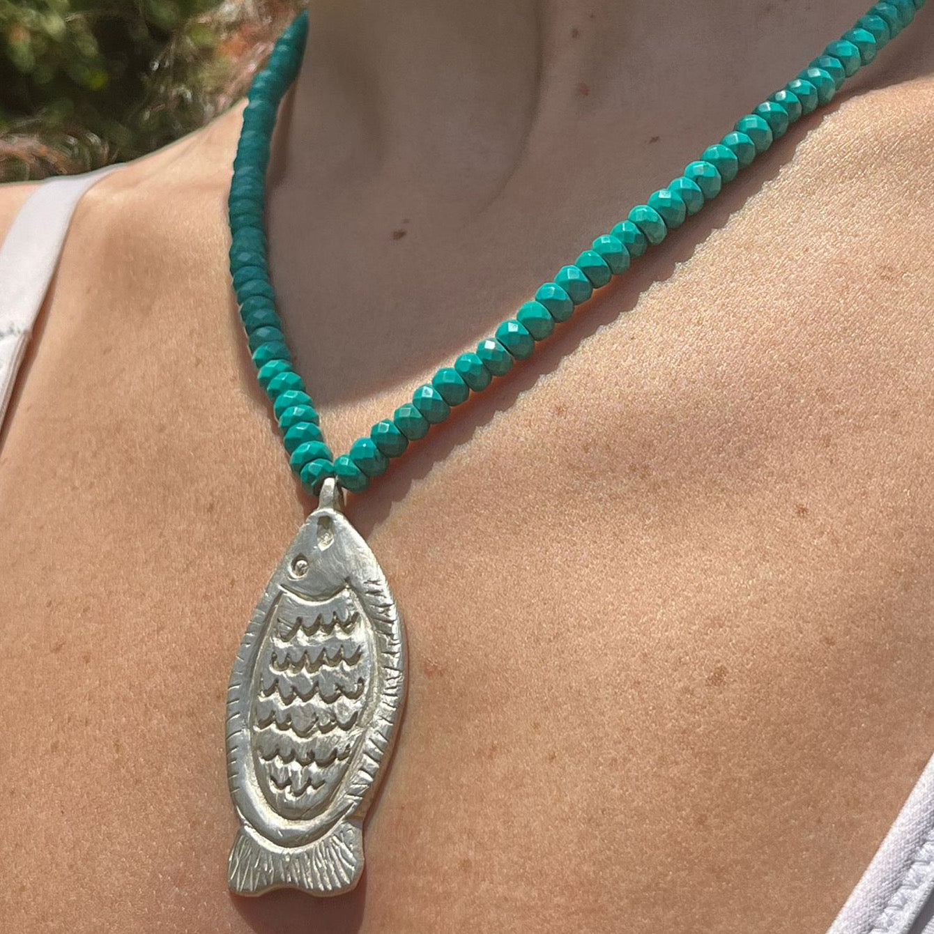 Custom fish necklace